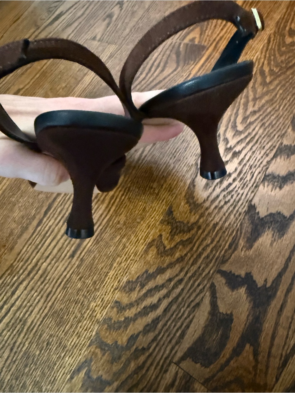 GAP Dark Brown Pointed-Toe Slingback Pumps - Picture 2 of 4
